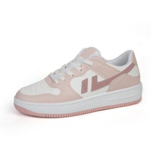 YSCROWD Women's Sneakers Comfort, Light Weight Casual Pink White Shoes for Women & Girls