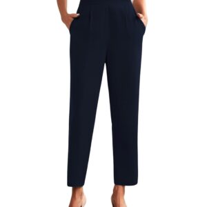 Dream Beauty Fashion Women's High Waist Regular Fit Trouser, Elastic Staright Pants, for Office Work & Casual wear (Virat Pant-8)