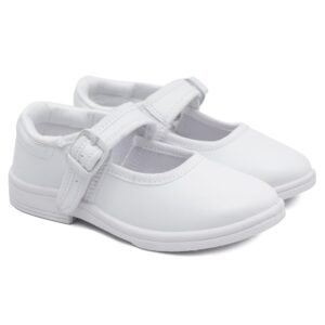 ASIAN School Shoes for Girls | Hook & Loop Adjustable School Comfortable Uniform Shoes