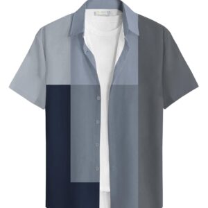 BULLMER Trendy Regular Fit Printed Causal Shirt for Men - Pack of 1