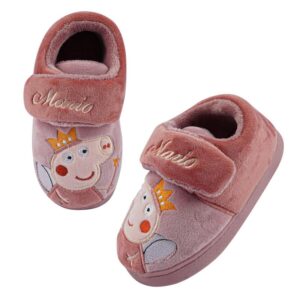 CHACKO Fleece Baby Booties, Warm Cozy Baby Slippers, Stay On Sock Shoes, Easy to Put on, Unisex Baby Gifts, Soft Non-Slip Adjustable Newborn Boots for Boys and Girls