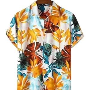 Leriya Fashion Mens Rayon Man Casual Shirt Regular Fit Western