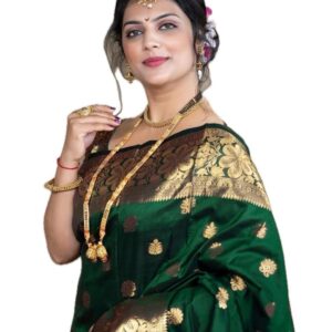 Avantika Fashion Women's Kanjivaram Soft Semi Silk Banarasi Sarees With Blouse Piece.