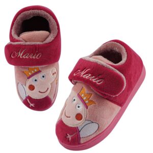 Fleece Baby Booties, Warm Cozy Baby Slippers, Stay On Sock Shoes, Easy to Put on, Unisex Baby Gifts, Soft Non-Slip Adjustable Newborn Boots for Boys and Girls
