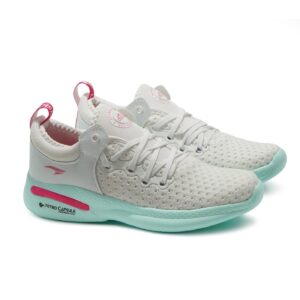 ASIAN Superfly-01 White Running Shoes for Women I Sport Shoes for Girls with Beads Technology Sole for Extra Jump I Memory Foam Insole Running Shoes for Women