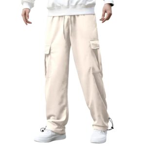 NOBERO Men's Oversized Cargo Utility Joggers