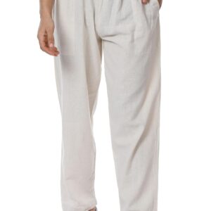 Aatman One Size Men's Eco-Friendly Cotton Pyjama | Fits Waist Size 28 to 36 Inches