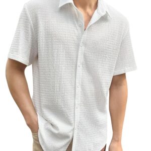 Leriya Fashion Textured Shirts for Men || Regular Fit Casual Shirt for Men || Shirt for Men|| Men's Stylish Shirt || Men's Fancy Shirt || Men's Half Sleeve Shirt || Plain Shirts for Men