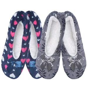GOLURK Winter Indoor Warm Carpet Belly Slippers/Loafers for women & Girls Free Size