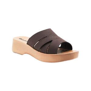 inblu Stylish Fashion Sandal/Slipper for Women | Comfortable | Lightweight | Anti Skid | Casual Office Footwear (MR02_NT)