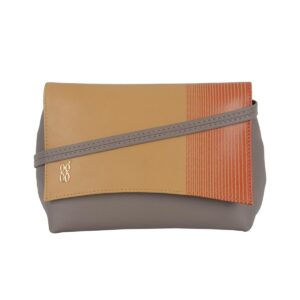 Baggit Women Beige Satchel Sling Bag Large Size | Ladies Stylish Casual Cross Body Purse Handbag