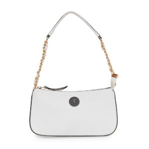 ESBEDA White Color Chain Handle Small Handbag For Women