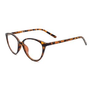 Peter Jones Cateye Blue Light Blocking Reading Glasses for Women, Computer Readers UV 400 Customise Prescription (SIZE MEDIUM) AG130