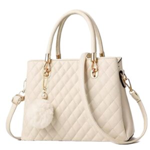 women's pu leather handbag shoulder bag hand held bag with long strap queen collection simple sober and stylish (HB5)