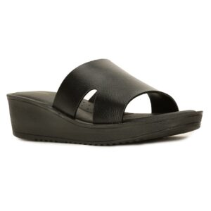 Bata Womens QUINCIN BLACK Mule Slipper - 9 UK