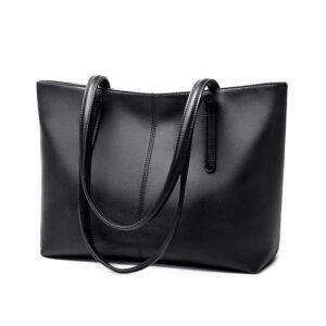 AKSUTI Women Tote Bag Leather Handbag Purses And Soft Shoulder Satchel Hobo Bags