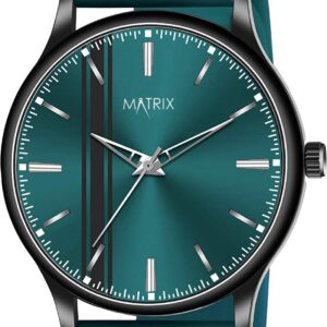 Matrix Minimalist Dial with Softest Silicone Strap Analog Wrist Watch for Men & Boys