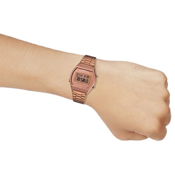 Casio Vintage Series Digital Rose Gold Dial Women's Watch-B640WC-5ADF - Image 5