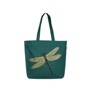 Ecoright Large Canvas Tote Bag for Women, Zipper Handbags for Women Inner Pocket for Shopping, Office & Daily Use