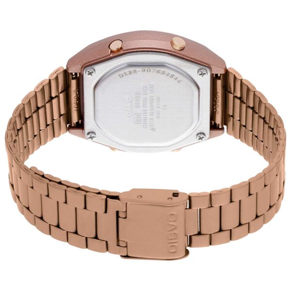 Casio Vintage Series Digital Rose Gold Dial Women's Watch-B640WC-5ADF - Image 4