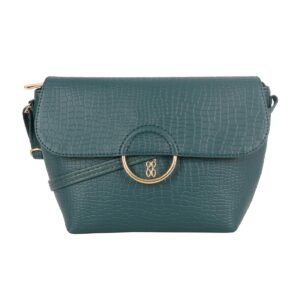 Baggit Women Green Satchel Sling Bag XS Size | Ladies Stylish Casual Cross Body Purse Handbag