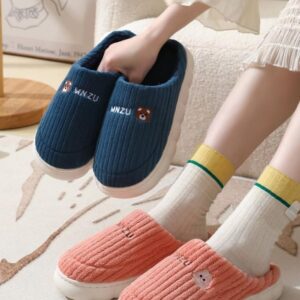 DRUNKEN Slippers For Women Men Winter Sandals Casual Flats Home Footwear Man Girls Sliders Flip Flops Chappals Ladies Clogs Sleeper Slides Stylish Ortho Soft