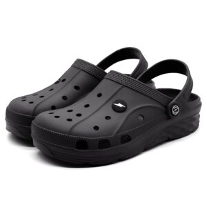 BRUTON Extra Soft Men's Classic Casual Sandals/Clogs Adjustable Back Strap | Lightweight & Comfortable | Stylish & Non-Slip | Waterproof & Everyday Mules for Men & Boys