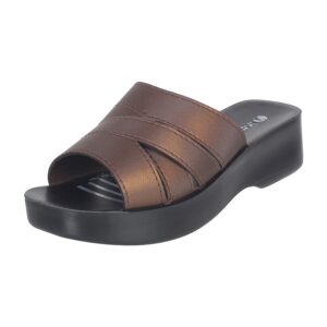 inblu Stylish Fashion Sandal/Slipper for Women | Comfortable | Lightweight | Anti Skid | Casual Office Footwear (MR02_NT)