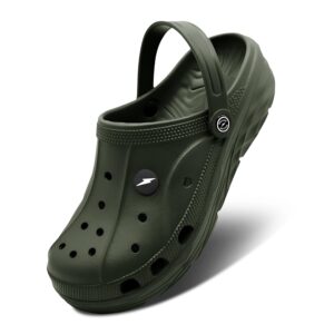 BRUTON Extra Soft Men's Classic Casual Clogs Adjustable Back Strap | Lightweight & Comfortable | Waterproof & Everyday Mules for Men & Boys