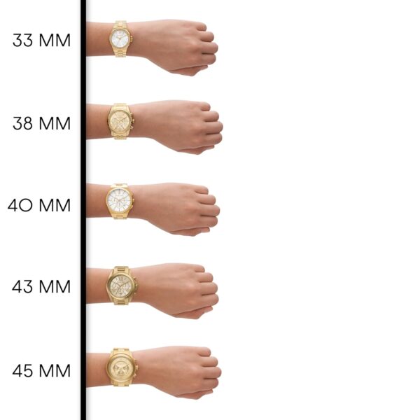 Michael Kors Women Ritz Rose Gold Dial Stainless Steel Chronograph Watch - MK6485 (206685205, Not assigned, Not assigned) - Image 5
