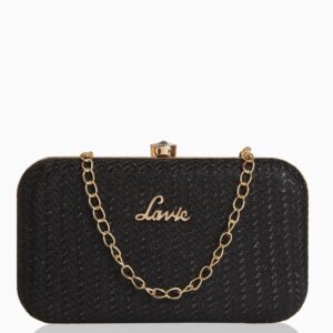 Lavie Women's Sparkle Framed Clutch | Ladies Purse Handbag