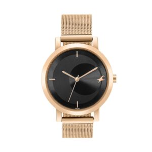 Fastrack Analog Black Dial Women's Casual Watch
