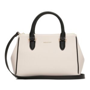Miraggio Blair Solid Structured Handbag with Adjustable and Detachable Sling Strap for Women | Stylish Shoulder Bag For Women | Trendy Ladies Purse