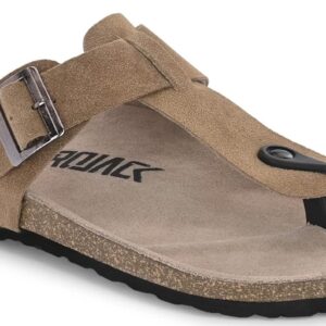 AFROJACK Men's Orginal Leather Sandals | Casual Sliders s800