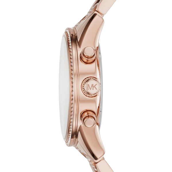 Michael Kors Women Ritz Rose Gold Dial Stainless Steel Chronograph Watch - MK6485 (206685205, Not assigned, Not assigned) - Image 2