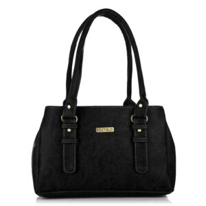 Fostelo Women's Vegan Leather Riverside Handbags Shoulder Hobo Bag Ladies Purse (Large)