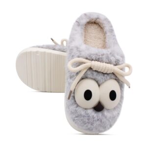 VRITRAZ Women's Comfort Slip On Closed Toe Warm Winter House Clog Indoor Slipper