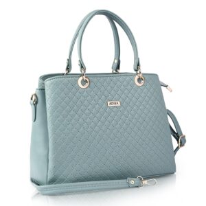 ADISA quilted handbag shoulder bag for women and girls with detachable sling belt (AD4077)