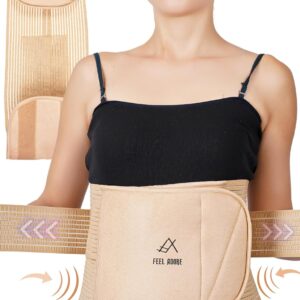 FEEL ADORE Maternity Postpartum Belt for After Delivery (C-Section & normal), Abdominal Binder, Stomach Tucker for Post Pregnancy Recovery for Women, Belly Shaper, Back Pain relief Belt (Large)
