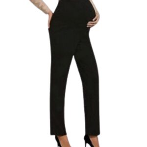 FASHIOSPICE Maternity Pant: Ankle-Length Trousers for Pregnant Women, Offering Ultimate Support and Comfort as Bottom Wear Pants (Pack of 1)