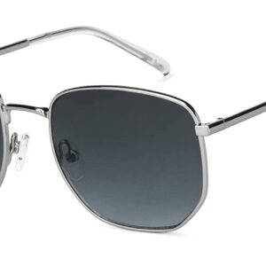 John Jacobs | Polarized & UV Protection Sunglasses For Men & Women | Full Rim Round Small (Size-50) JJ S12432-C1