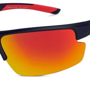 Vincent Chase By Lenskart | Full Rim Rectangle Stylish Sunglasses | Polarized and UV Protected | For Men and Women | Large | VC S14116