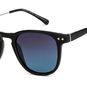 Vincent Chase By Lenskart | Full Rim Round Branded Latest and Stylish Sunglasses | Polarized and 100% UV Protected | For Men & Women | Small | VC S14093