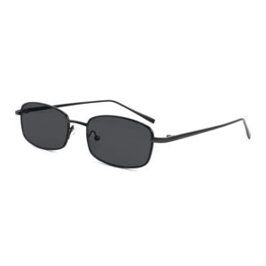 Karsaer Vintage Small Rectangle Sunglasses Women Men Retro Trendy Square Metal Frame Sun Glasses E1048