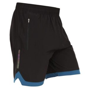 WORK FOR IT Mens Workout Shorts Quick Dry Gym Shorts for Men Athletic Running Shorts with Zipper Pockets
