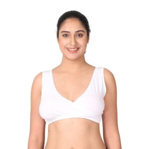 Morph Maternity | Feeding Bras for Women Leakproof| Bra for Feeding Moms | Non-Padded Wire | Pull Over Cup for Easy Feeding | Leak Proof & Skin Friendly Cups Prevents Leaks | Pack of 1