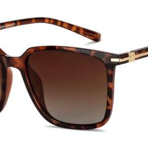 Vincent Chase By Lenskart | Full Rim Square | Polarized and 100% UV Protected | Men & Women | Large | VC S14459