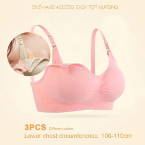 Dimore Women's Nylon Lightly Padded Wire Free Maternity Nursing Seamless Bra