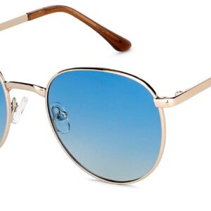 VINCENT CHASE EYEWEAR By Lenskart | Full Rim Round Stylish Sunglasses | Polarized And UV Protected | For Men And Women | Vc S14084