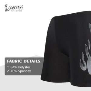 Cockatoo Flame Print Light Weight Dry Fit Active Wear Men,Sport Shorts for Men